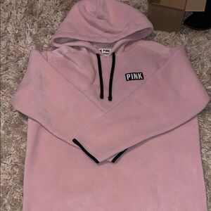 PINK Victoria's Secret Blush Hoodie with Black Details